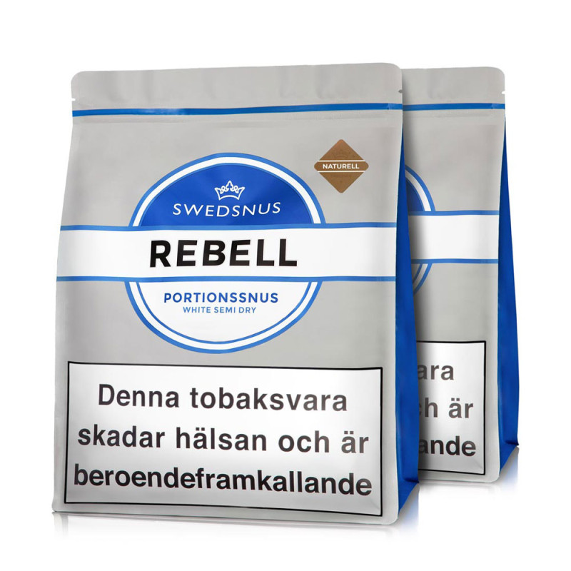 Rebell Naturell 2-Pack 1000 White Portion