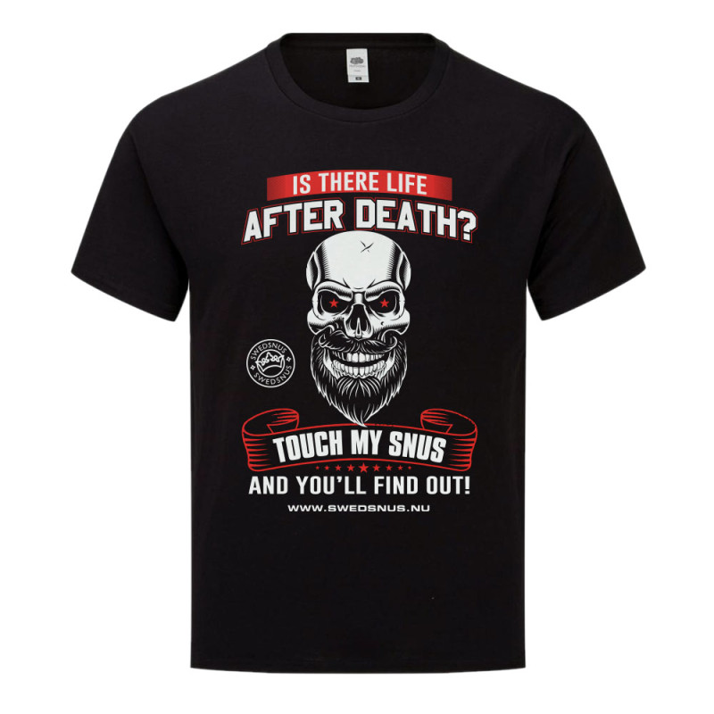 T-Shirt - Touch My Snus. Storlek M