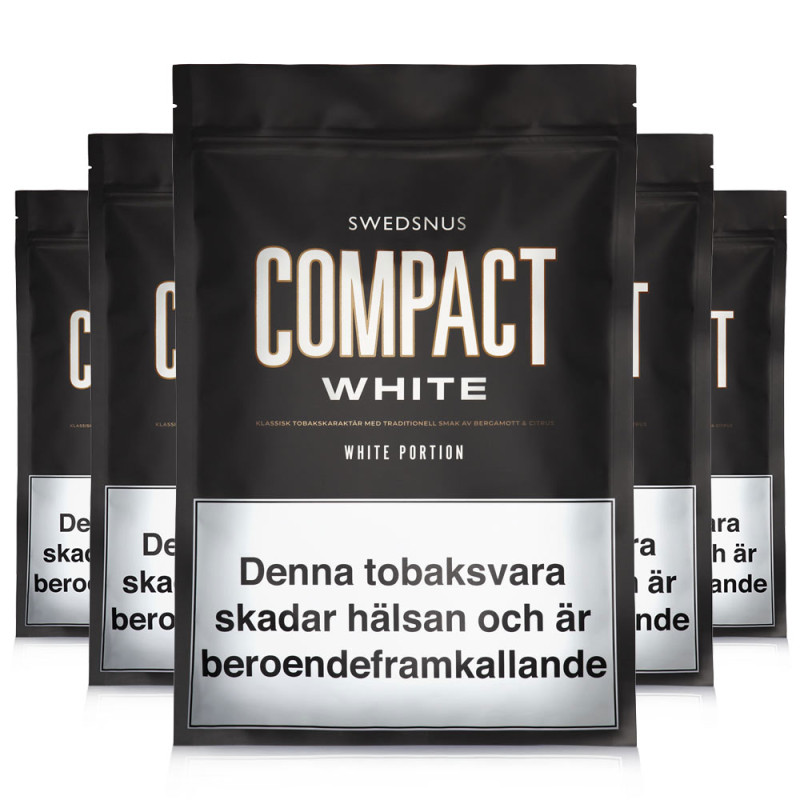 5-Pack White Compact 400 White Portion