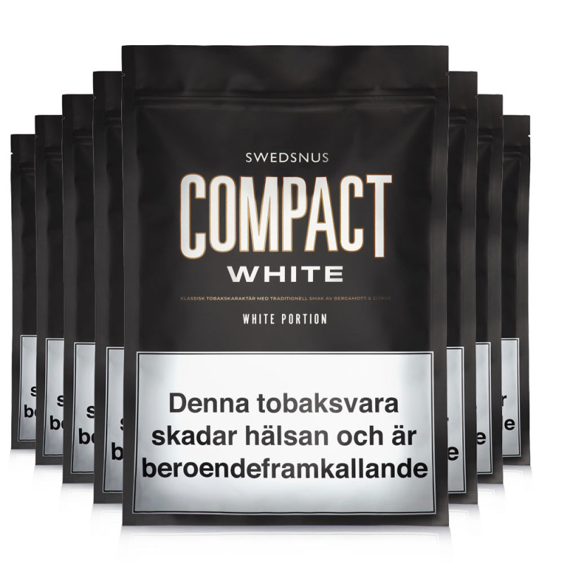 8-Pack White Compact 400 White Portion