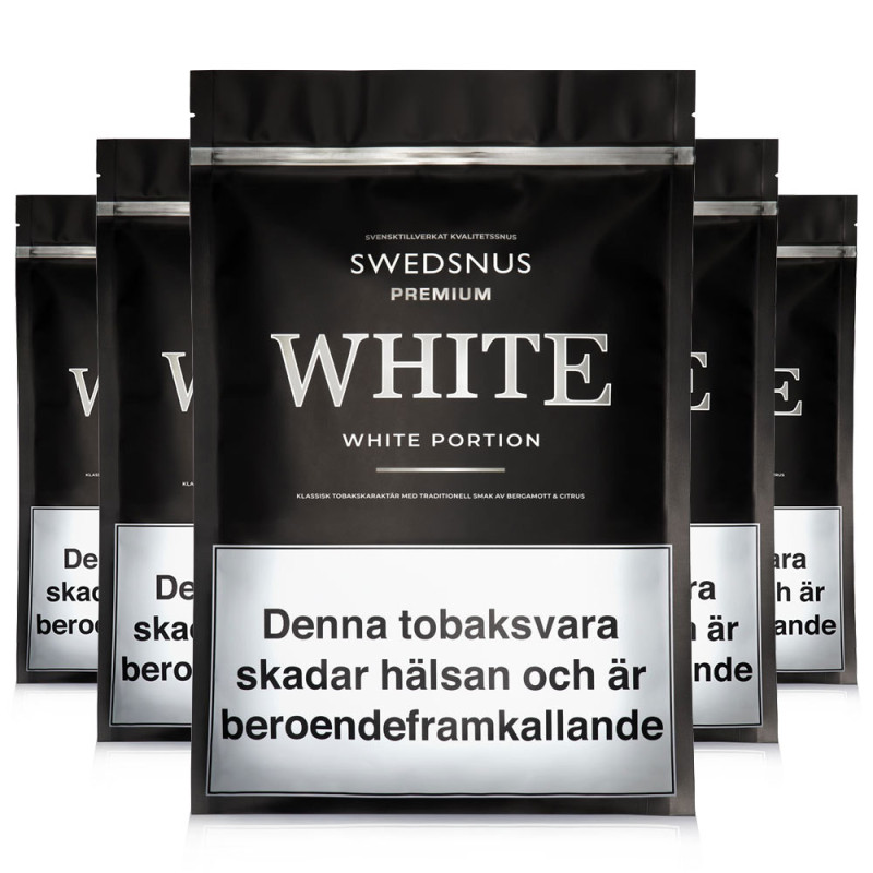 5-Pack White Premium 300 White Portion