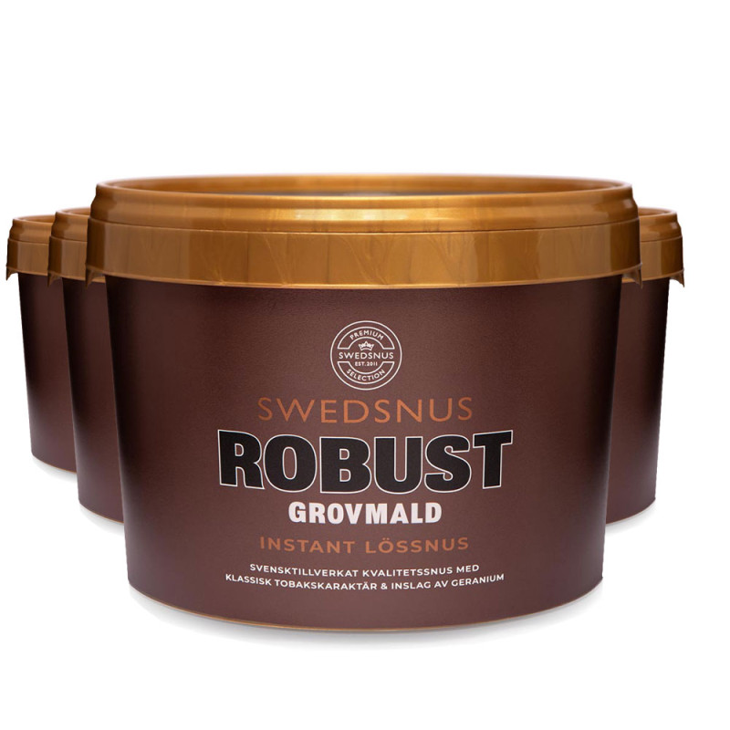 4-Pack Robust 40 Dosor Lössnus Instant