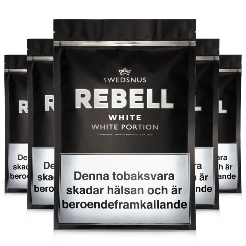 5-Pack White Rebell 400 White Portion