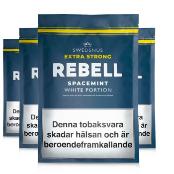 4-Pack Spacemint Extra Strong Rebell 400 White Portion