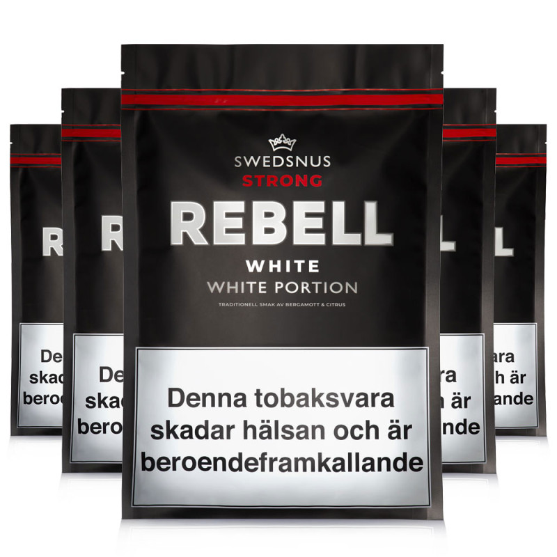 5-Pack White Strong Rebell 400 White Portion